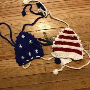 Rehab American Flag Crotchet Bikini Top/Bralette