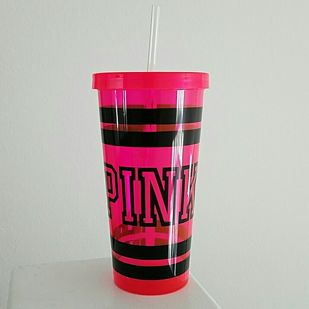 Pink Victoria's Secret Tumbler