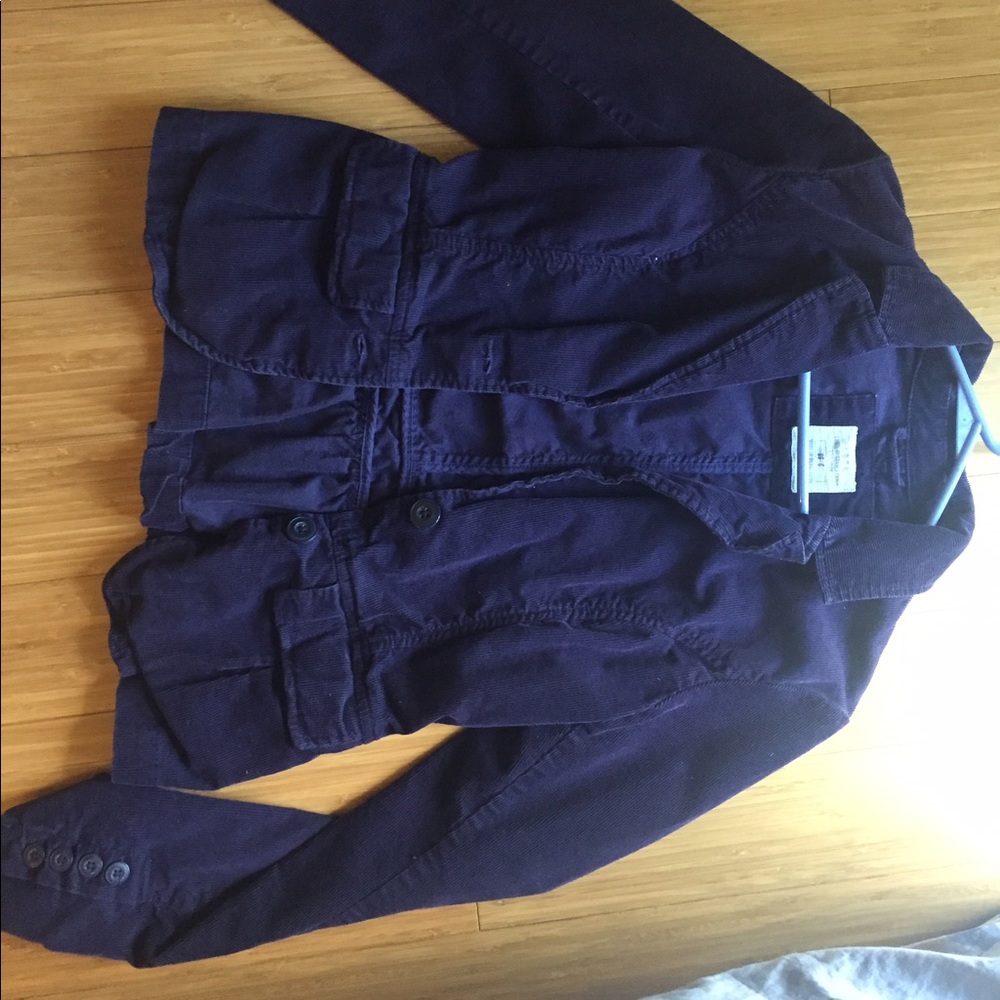LOGG purple corduroy jacket