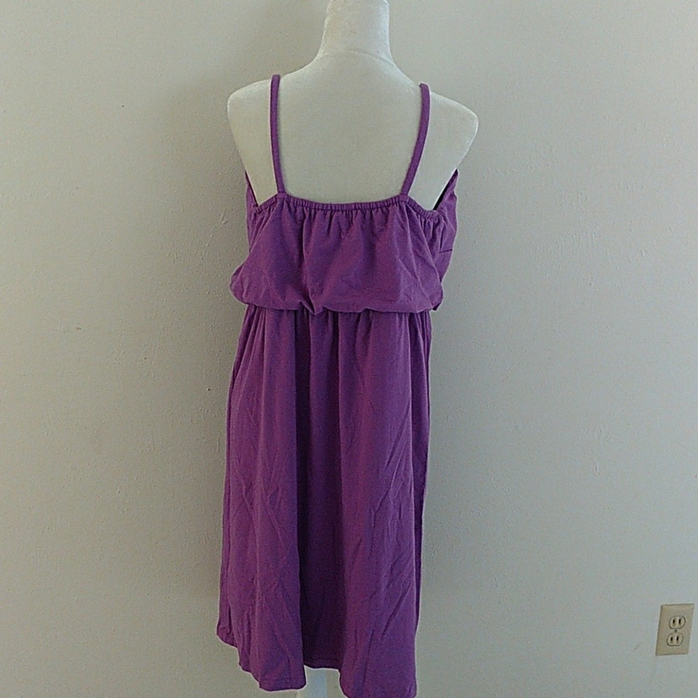 CLEARANCE Casual Lavender Drop Waist Summer Dress - Picture 2 of 3