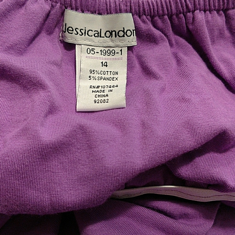 CLEARANCE Casual Lavender Drop Waist Summer Dress - Picture 3 of 3