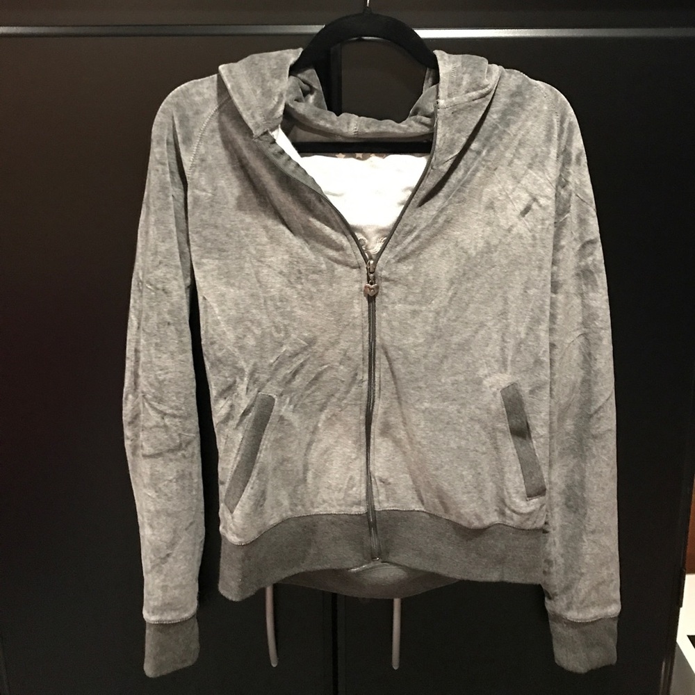 Victorias Secret Pink Velour Hoodie