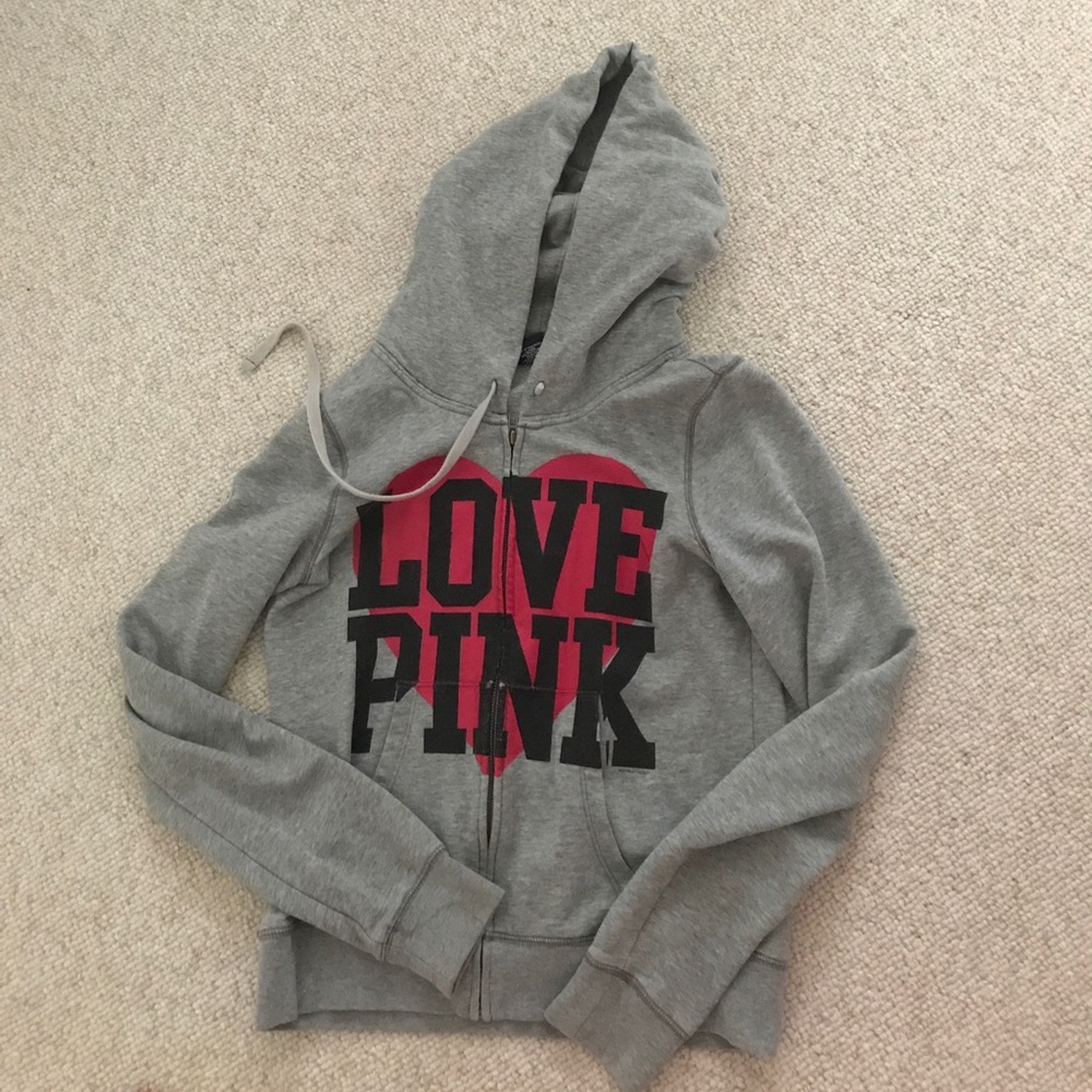 PINK zip up hoodie