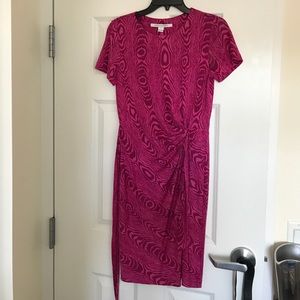DVF dress with tie