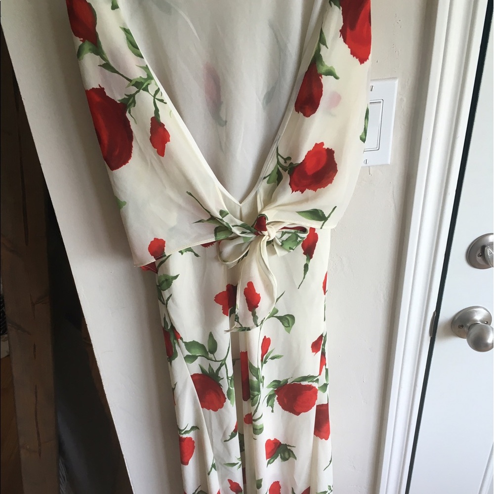 Rose maxi dress