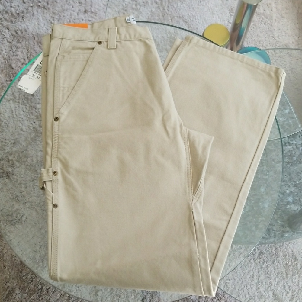 Men's Timberland washed duck work pants