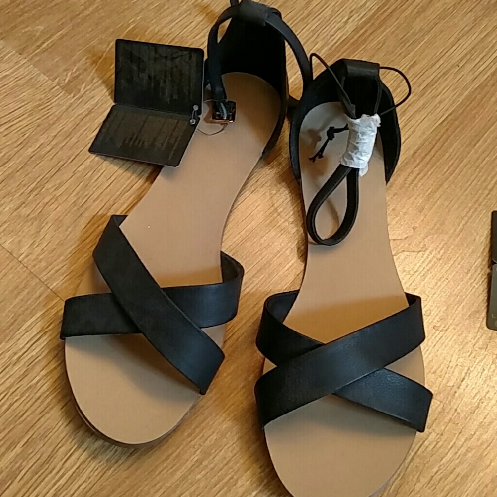 Black sandals