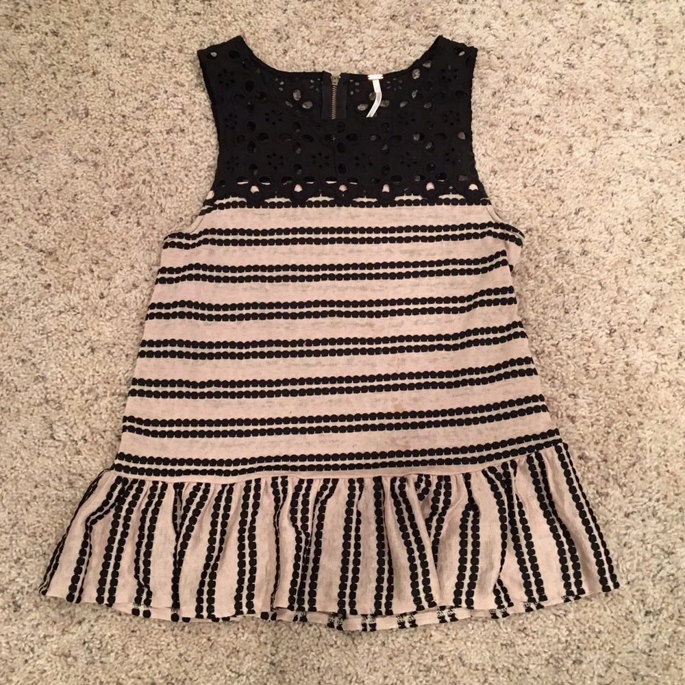 Free People peplum top