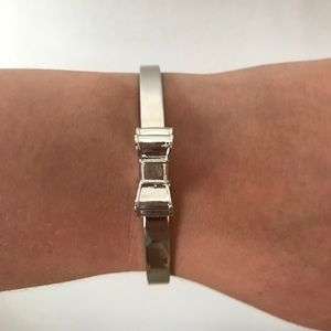 KATE SPADE Silver Bow Bangle
