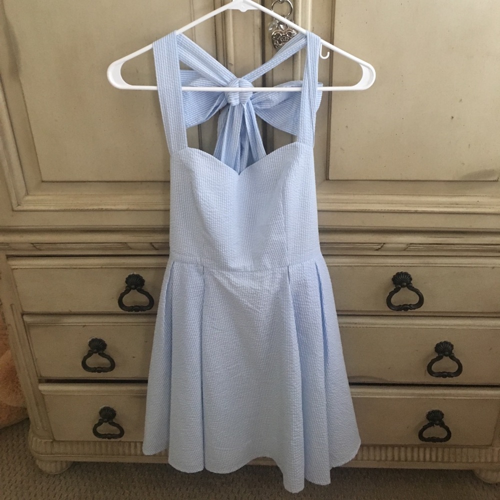 Lauren James Livingston Seersucker Dress