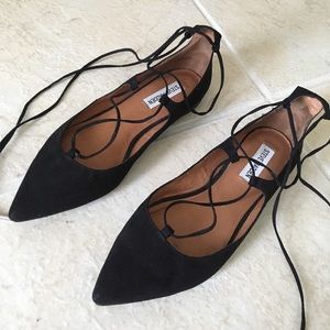 Steve Madden Size 8 Lace up Flats