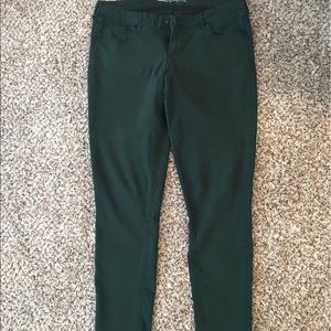 Old Navy Hunter Green Rockstar Jeans