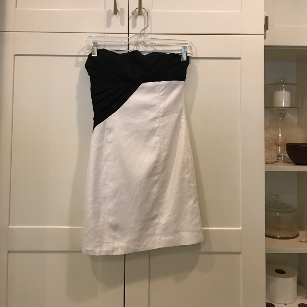 Black and white dress