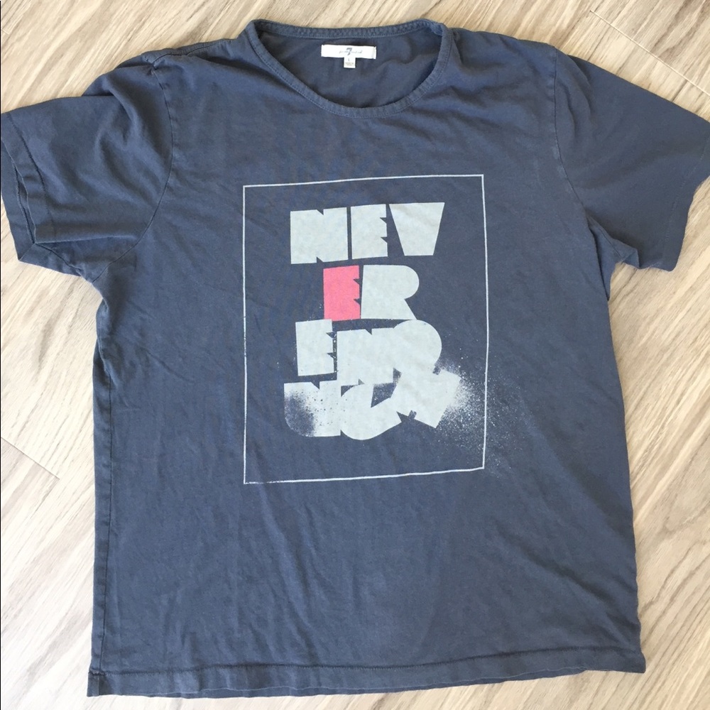 7 for all mankind Charcoal T