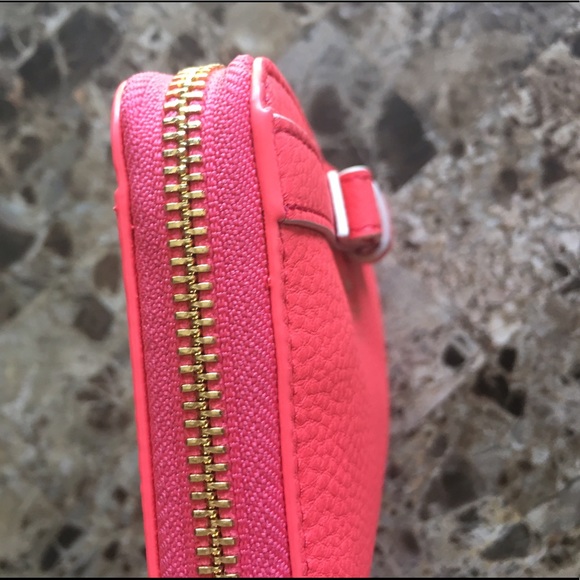 Kate Spade Cobble Hill Bow Lacey Geranium Wallet - Picture 5 of 8