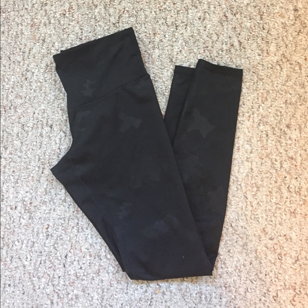 Black high rise workout leggings