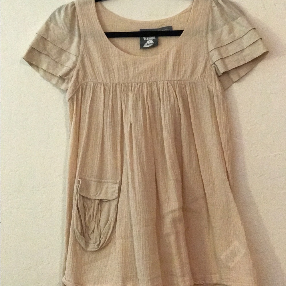 Cream blouse