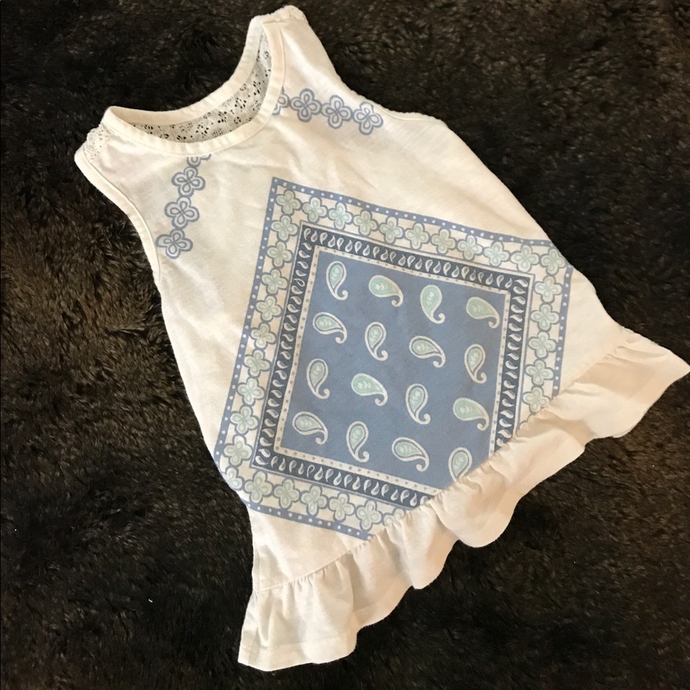 Osh Kosh Paisley Tank Top - 4T