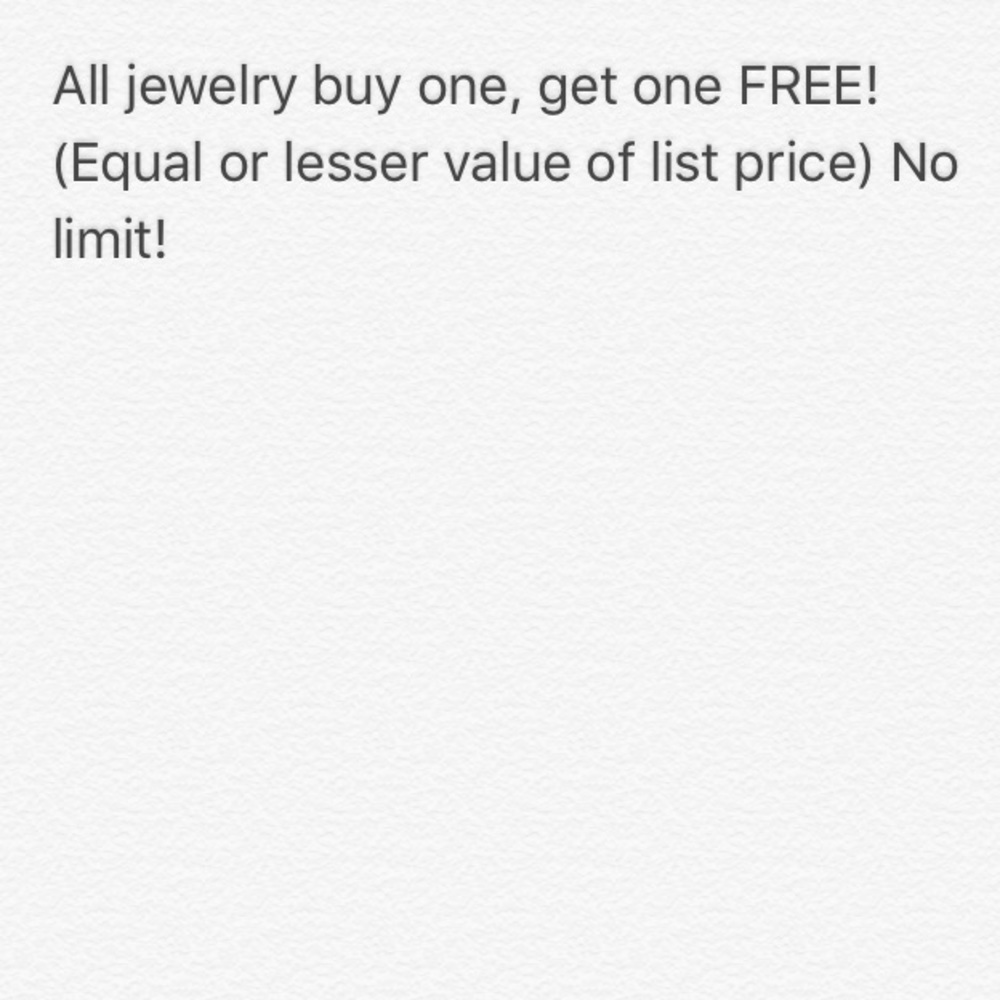 BOGO Jewelry!