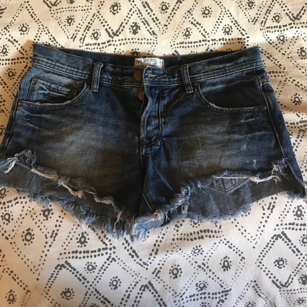 Free People Jean Shorts