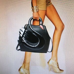 Serena Swan Satchel Tote Bag