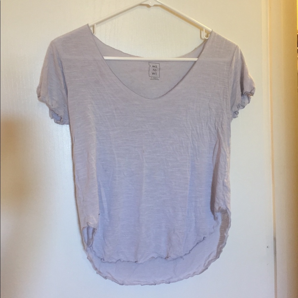 Light  blue loose fitted shirt