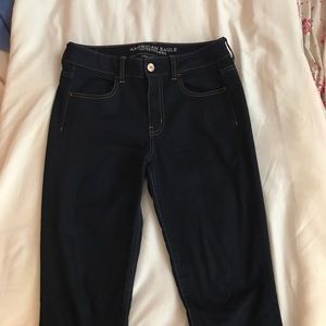 Skinny Dark Wash High Rise American Eagle Jeans