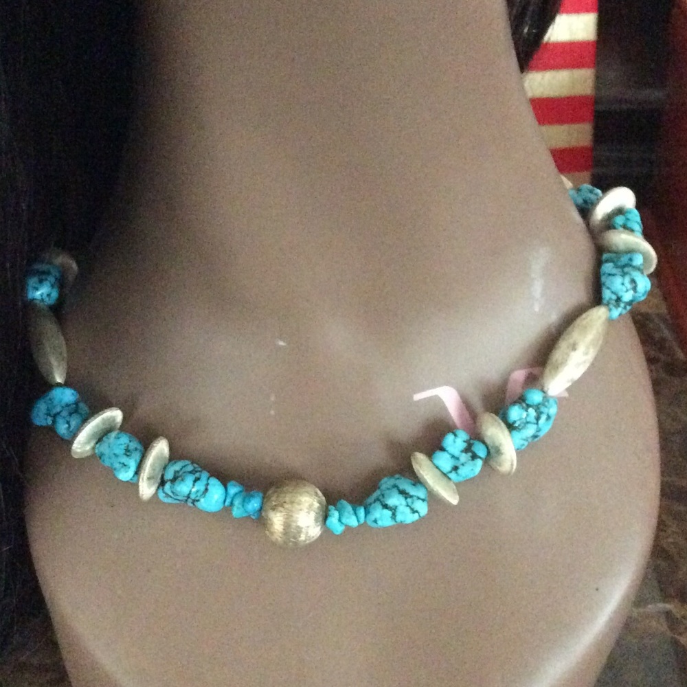 Turquoise and Silver Necklace