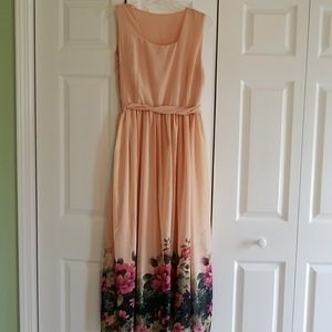 Pink Choies Maxi Dress - Size Large