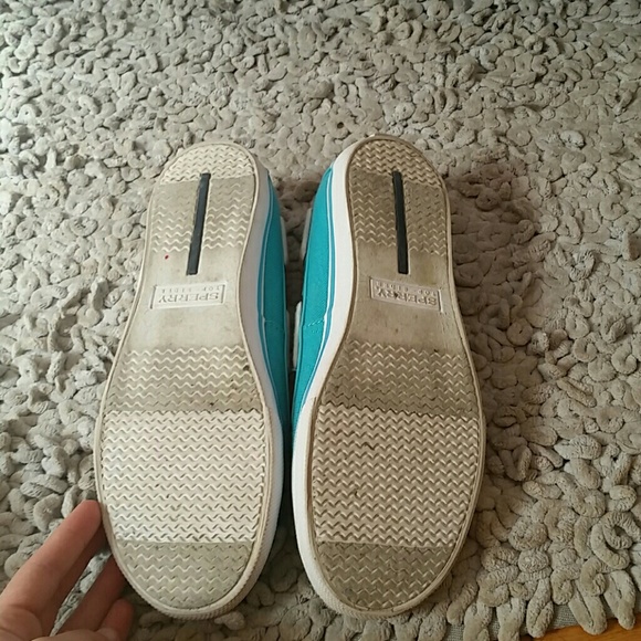 Sperry Top-Sider Teal Sparkle - Picture 2 of 5
