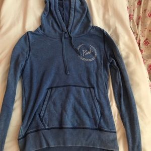 VS Pink Blue Pullover Hoodie