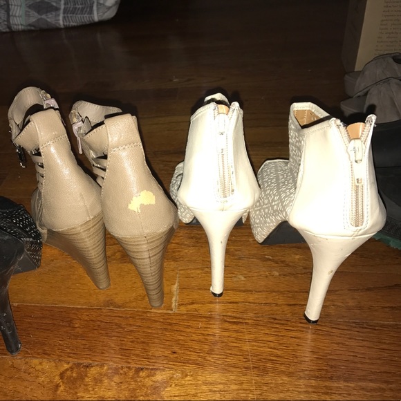 3 pairs of heels and one pair of wedges - Picture 4 of 4