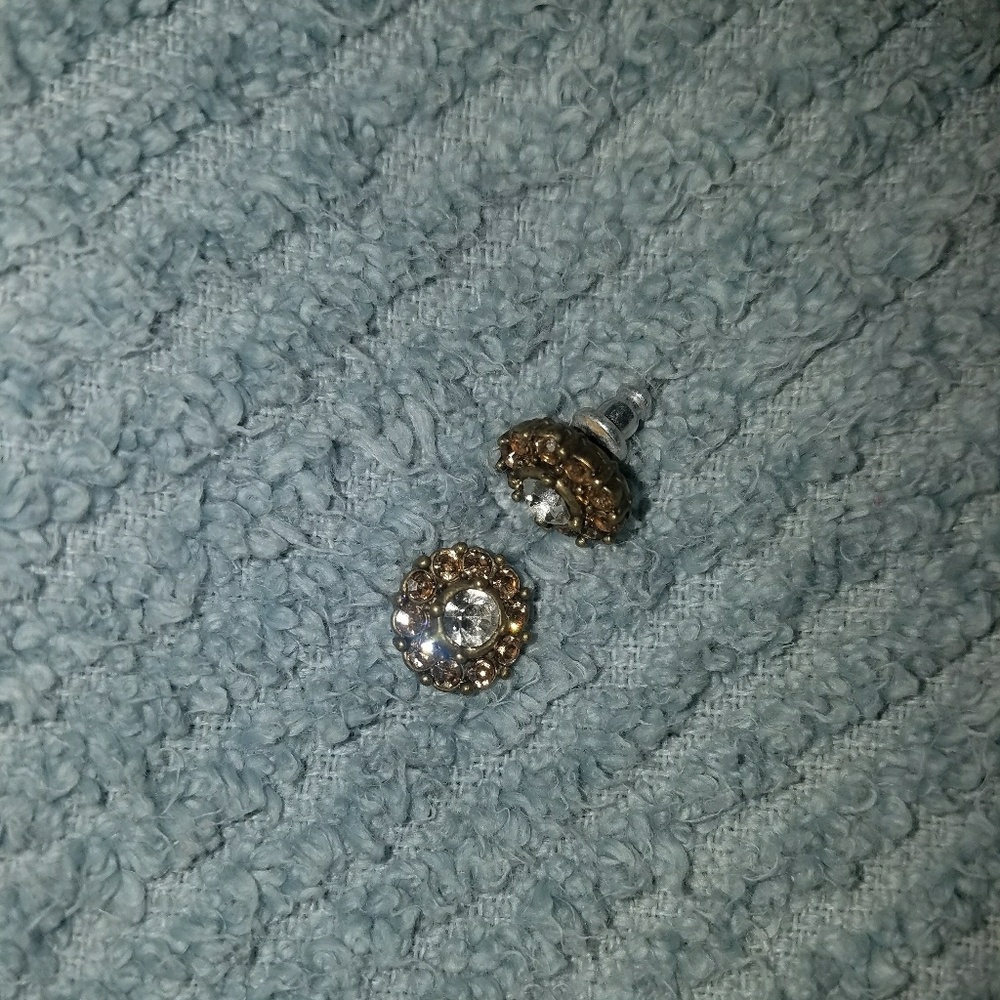 Fossil stud earrings