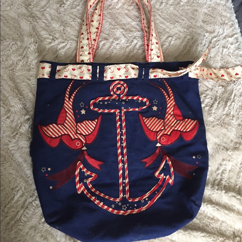 Loungefly ❤️⚓️❤️ canvas bag