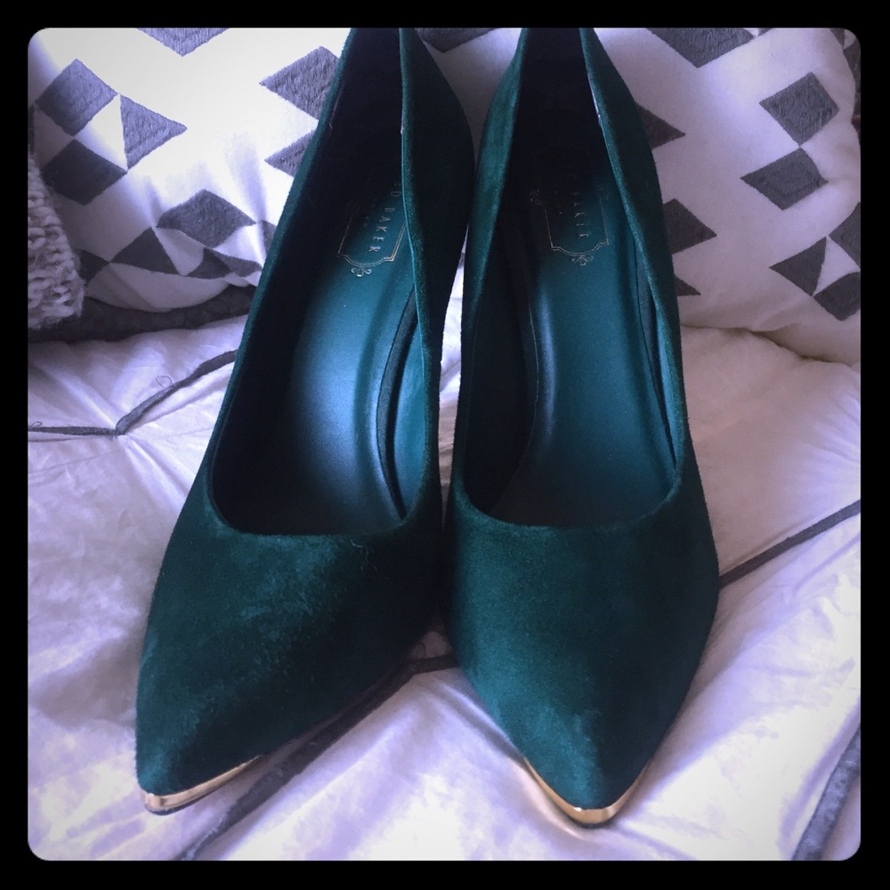 Ted Baker Emerald Green Heel
