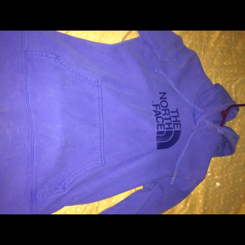 Purple North Face hoodie