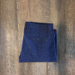 Flecked chambray driggs chino pant