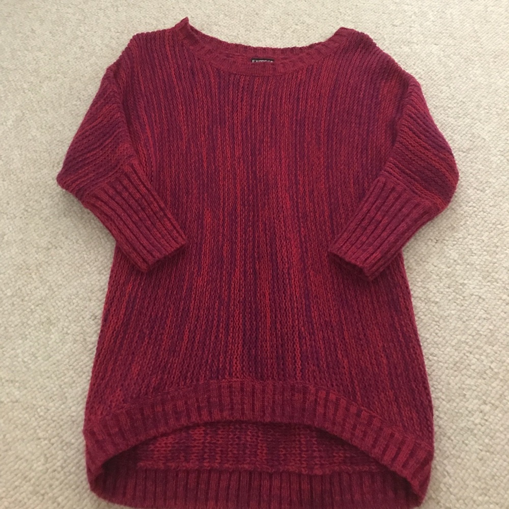 Knit sweater by express