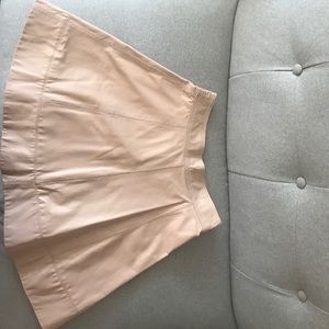 Bebe genuine leather skirt