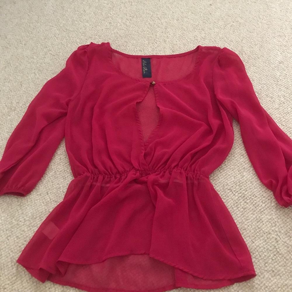 Boutique Fuchsia blouse
