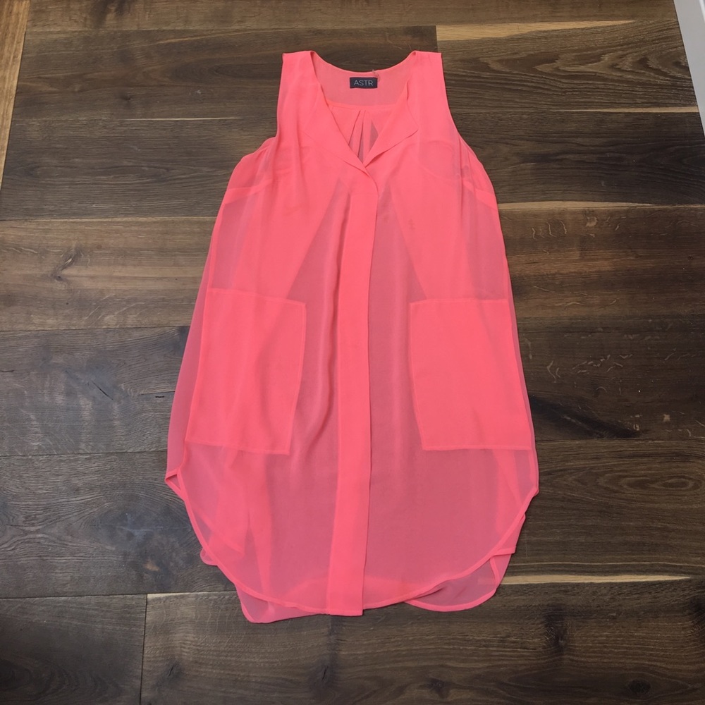 Neon Pink ASTR Sheath Dress