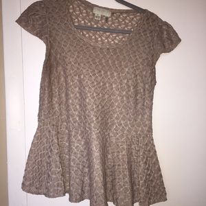 Forever 21 textured peplum