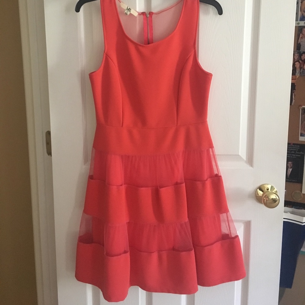 Coral dress