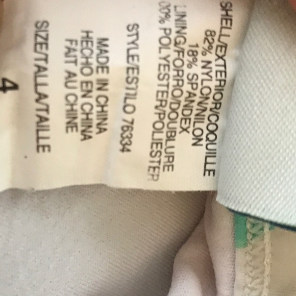 Castaways Rainbow Ombré Floral Tankini Swimsuit- 4 - Picture 6 of 6