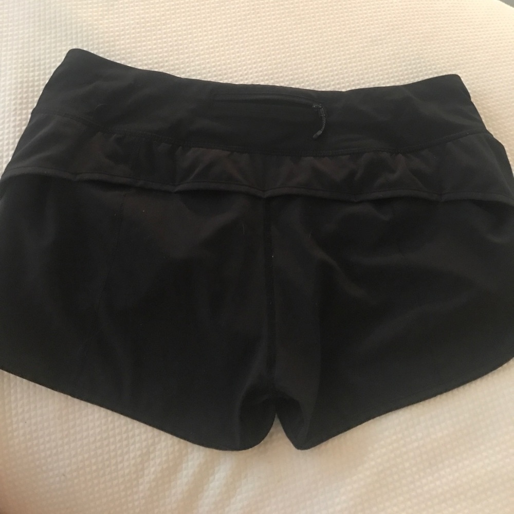 lululemon black speed short