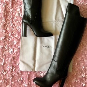 Leather over the knee Vince Boots