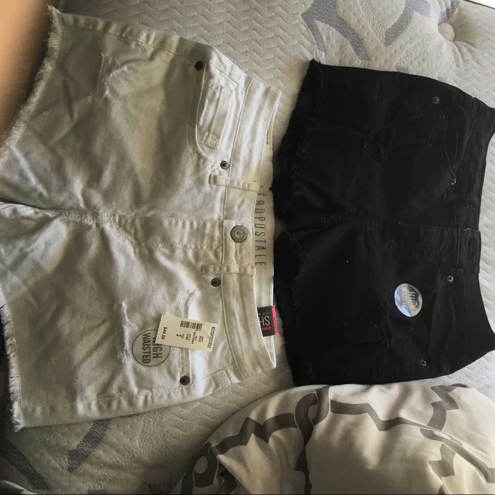 aero high waisted shorts