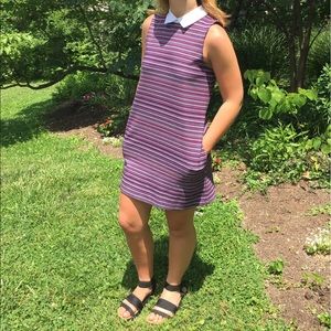 Striped Wednesday Addams-esque Dress