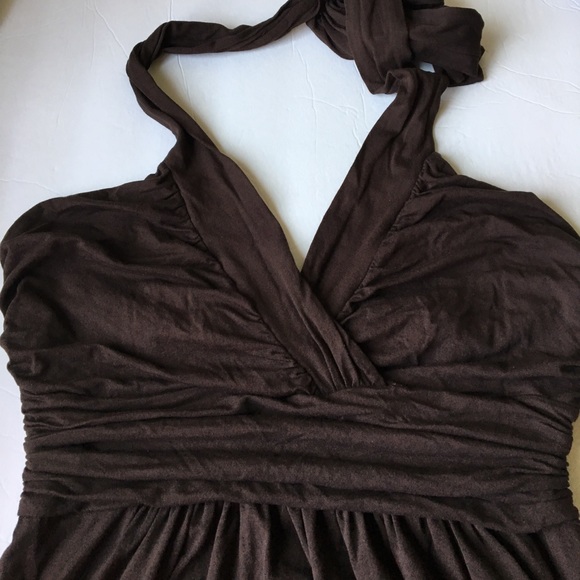 The Limited Chocolate halter maxi dress - Picture 3 of 4