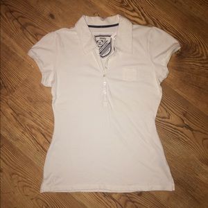 NWT Vanity White Polo, size XL